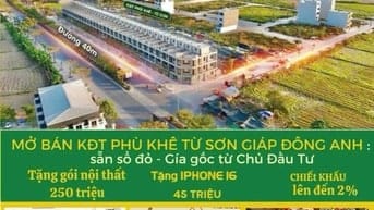 Ra mắt shophouse giáp Đông Anh HN