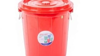 Thùng tròn 45 lít có nắp đậy kín