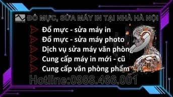 HÀ NỘI GIẢM 10% PHÍ DV ĐỔ MỰC, SỬA MÁY IN TẠI NHÀ