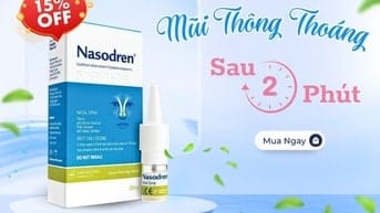 Nasodren - Xịt Xoang Thảo Dược Từ Châu Âu