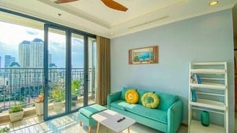 Căn hộ bán tại Vinhomes Central Park gồm 3 phòng ngủ view city 117m2