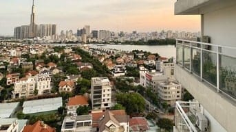 River Garden Thảo Điền, bán căn duplex 2 tầng, 250m², 4PN, view sông