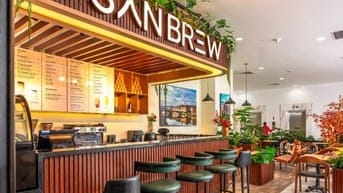 Sang nhượng quán cf SanBrew chân chung cư cạnh siêu thị, ngân hàng, …