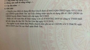Đất thổ cư P.Bình Hưng Hòa , Bình Tân 4ty3 