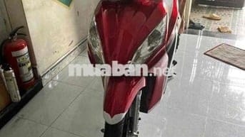 Honda vision màu đỏ-đen-bạc xe chính chủ số Tphcm