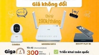 LẮP WIFI FPT: TỐC ĐỘ CAO, BÁN ĐÚNG GIÁ