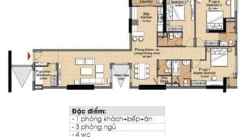 Căn hộ Era Town, 161m2 3PN 4WC. Giá 3.8 tỷ, LH 0902 952 207