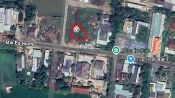 Bán đất thổ, Mai Bá Hương, P5, cách vòng xoay 500 mét, 107 m2, 1 tỷ 2