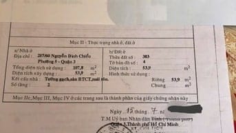 BÁN NHÀ GÓC 2 MẶT HẺM XE HƠI – VỊ TRÍ VÀNG TRUNG TÂM QUẬN 3