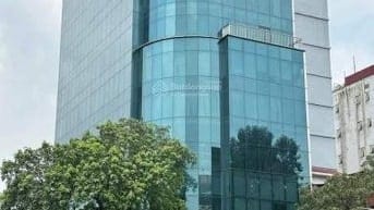 Bán tòa văn phòng phố Đại Cổ Việt 500m2 xây 9 tầng nổi 2 hầm lô góc