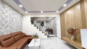 Nhà đẹp DT:4,6x10,5m CAO CẤP hẻm Nguyễn Kiệm, P3, Q.Gò Vấp.