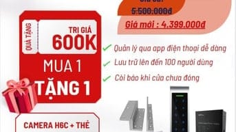Khoá vân tay nhà trọ khuyến mãi hot
