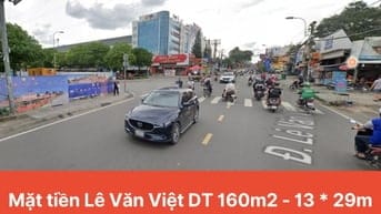 - Bán đất mặt tiền Lê Văn Việt, Hiệp Phú, Q9 - DT 160m2 - 13 * 29m