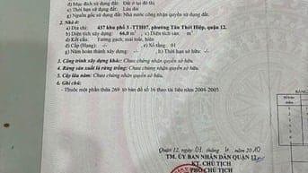Nha mat tien duong Truong Thi Hoa, khu sam uat