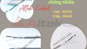 Cáp tín hiệu chống nhiễu vặn xoắn 18awg 1pair/2pair/3pair/4pair