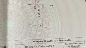 Bán đất đường Nguyễn Du thị xã Trảng Bàng Tây Ninh 147,2m2 thổ cư