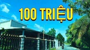 Đất thổ rẻ 180m2 tại Long An gần TP, 100tr sang sổ, còn lại trả dần
