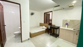 CHO THUÊ PHÒNG TRỌ KHÉP KÍN MỚI XÂY - FULL NỘI THẤT 