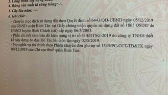 Bán đất nền hẻm 5m(XT)617 Lê Trọng Tấn,P.B.H.Hòa,Q.BTân. Giá 4,3 tỷ