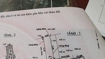 Nhà Mặt tiền-vị trí đẹp, chỉ cách Lê Thị Hà 30m-Rộng 5m
