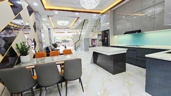 Nhà Phố Full Nội Thất Cao Cấp Đường 24m Đối Diện Chợ Phú Thuận