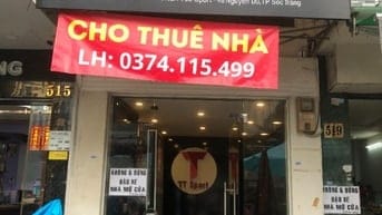 Cho thuê nhà mặt tiền Cách Mạng Tháng 8 (kinh doanh/văn phòng/nhà ở)