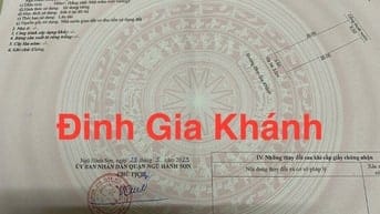 Bán Đất đường Đinh Gia Khánh, 100m2,H:Tây,giá:5,2 ty