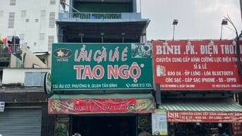 Cho thuê nhà MT Âu Cơ, P.9, Q.TB, 4,5m x 16m, 1T-2L, gần chợ Tân Phước