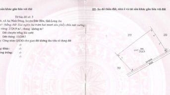 Bán 2.326,9m2 LUA tại ấp An Định, X.An Ninh Đông, H.Đức Hòa, Long An