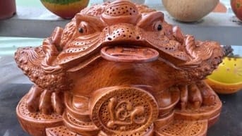 Cụ Cóc Thiềm Thừ trang trí phòng khách, lễ tân....
