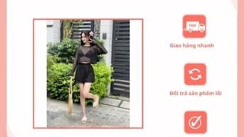 Bộ đồ bơi bikini 3 món freesize