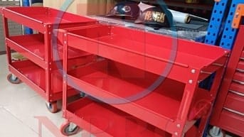 Mẫu xe đẩy dụng cụ, xe đựng đồ nghề 3 ngăn