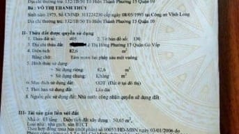 XỬ LÝ CÔNG VIỆC CẦN BÁN GÁP NHÀ PHỐ CẤP 3 TẠI LÊ THỊ HỒNG PHƯỜNG 17 