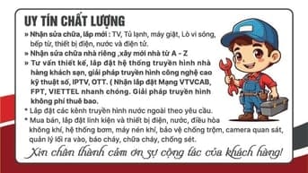 Nhận sửa chữa lắp mới ,Điều hòa - TiVi - Thiết bị phòng cháy chữa cháy