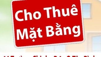 Cho Thuê Mặt Bằng : MT 44 Trường Chinh P.4 Q.Tân Bình - dt:3x9m 