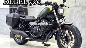 Honda Rebel 500 màu xanh quân đội