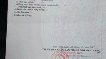 CH265 Bán căn hộ tầng 2 chung cư Vĩnh Phước gần bãi biển Hòn Chồng