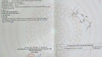 Đất xã Tân Phú huyện quốc oai 55m 
