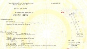 Bán 17.200m2 đất trồng cây hàng năm khác tại X.Tân Thành, Mộc Hóa, L.A