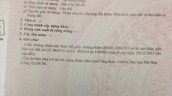 Bán đất biệt thự ven sông đường Tam Đa Quận 9 dự án Đại Học Mở 298m2