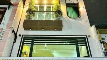 Nhà đẹp 44,3m2 /2 tỷ 45 Đinh Bộ Lĩnh P.26 Q.Bình Thạnh ,SHR,nhà 4 tầng