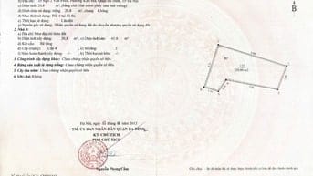 Chính chủ bán nhà 2 tầng, ngõ 2 Vạn Phúc – Ngọc Hà, Ba Đình, 25m2