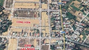 Chợ Lai Nghi (có sổ): Giá sụp hầm 14,1 tr/m2_Bán lô đối diện công viên