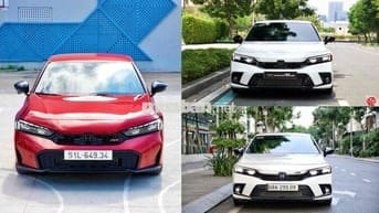 3 XE CIVIC RS 2022-2024-2025 ĐỎ TRẮNG, CẦN BÁN