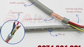 Cáp điều khiển 6x0.75 Altek Kabel SH-500