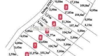 Lô đất đẹp tại Bình Lãng_ Tân Trụ -Long An 105m2 thổ cư giá 395 triệu