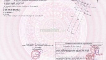 ĐẤT 391M2 FULL THỔ NGUYỄN HỒNG SẾN LONG AN (GẦN BV LA) ***