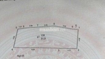 ĐẤT ĐẸP XÂY CHDV, 52M2, MẶT TIỀN RỘNG, CÁCH PHỐ 30M