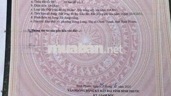 Bán đất chính chủ QL13 còn sót ít nền bán đợt cuối