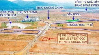 Đất Tái Định Cư VSIP Bình Định, 150m2, 7,5x20 , đường nhựa 16m